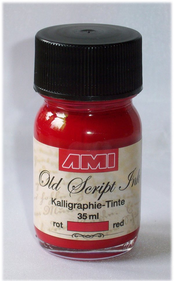 35 ml Kalligraphie-Tinte rot
