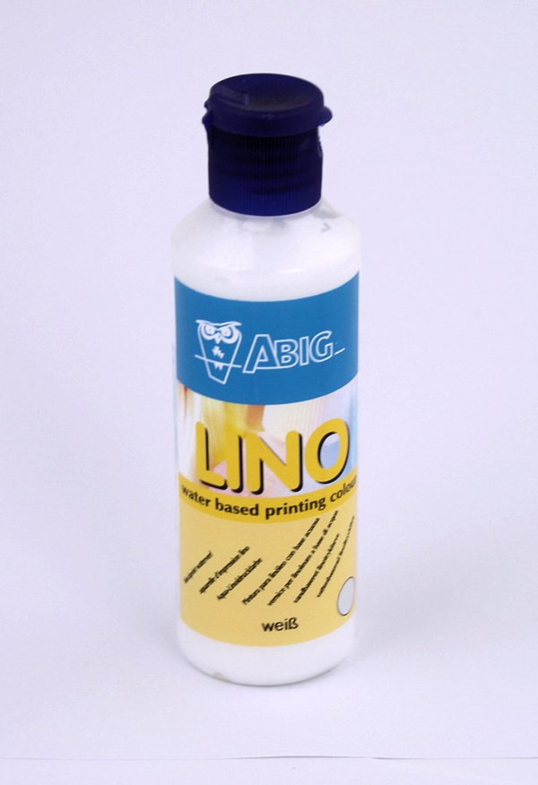 80 ml Aqua-Linoldruckfarbe weiß