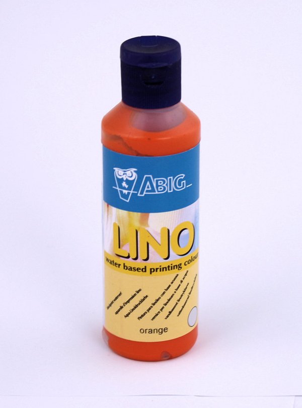 80 ml Aqua-Linoldruckfarbe orange