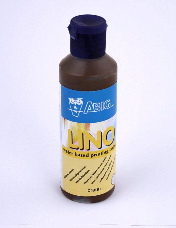 80 ml Aqua-Linoldruckfarbe braun