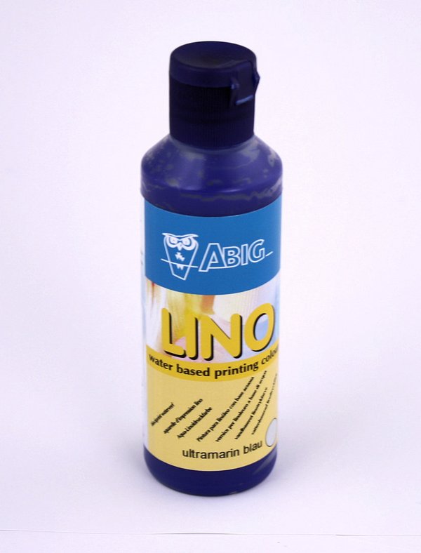 80 ml Aqua-Linoldruckfarbe ultramarin blau